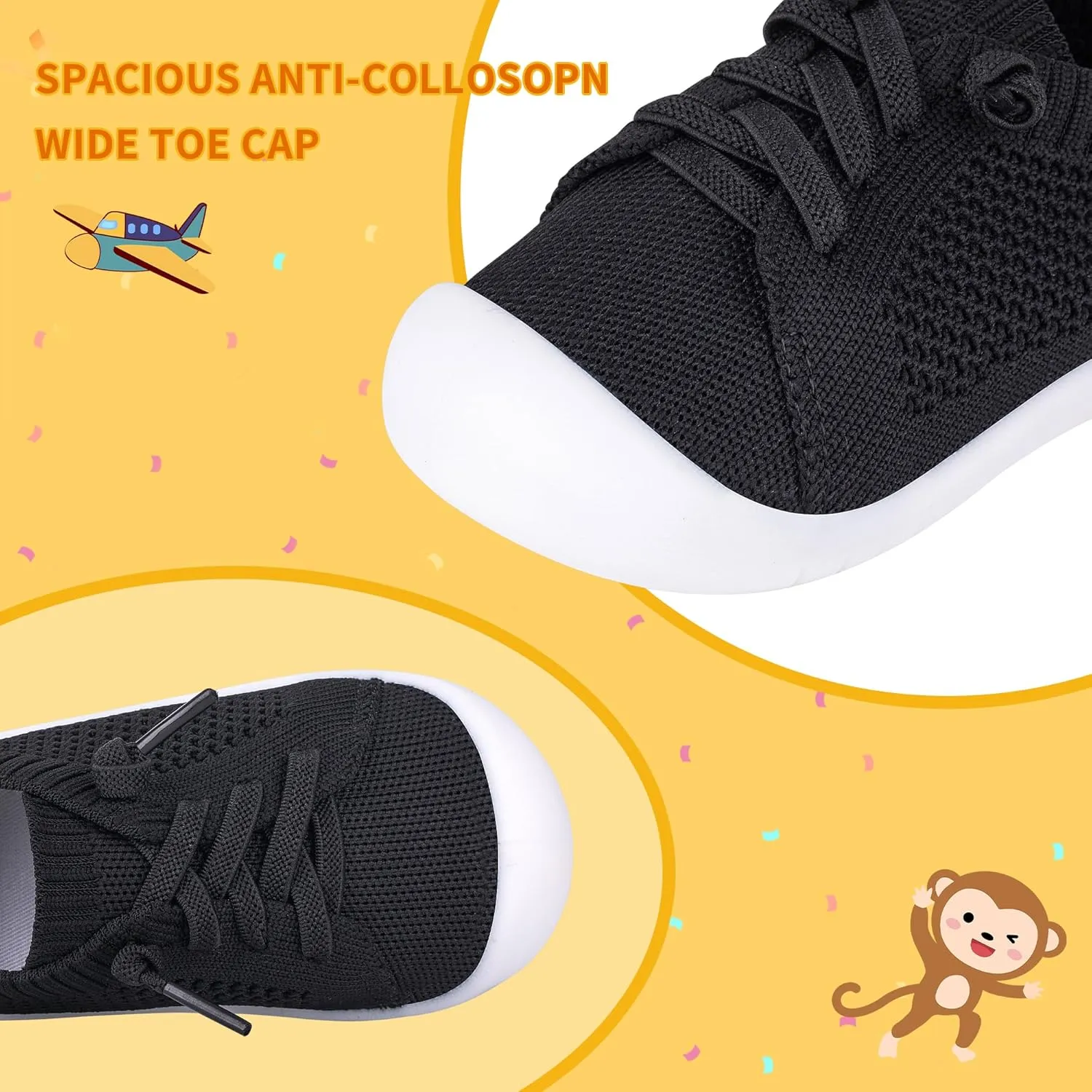 Baby Boy Girls First-Walking Training Slippers Toddlers Infant Non-Skid Barefoot Slippers