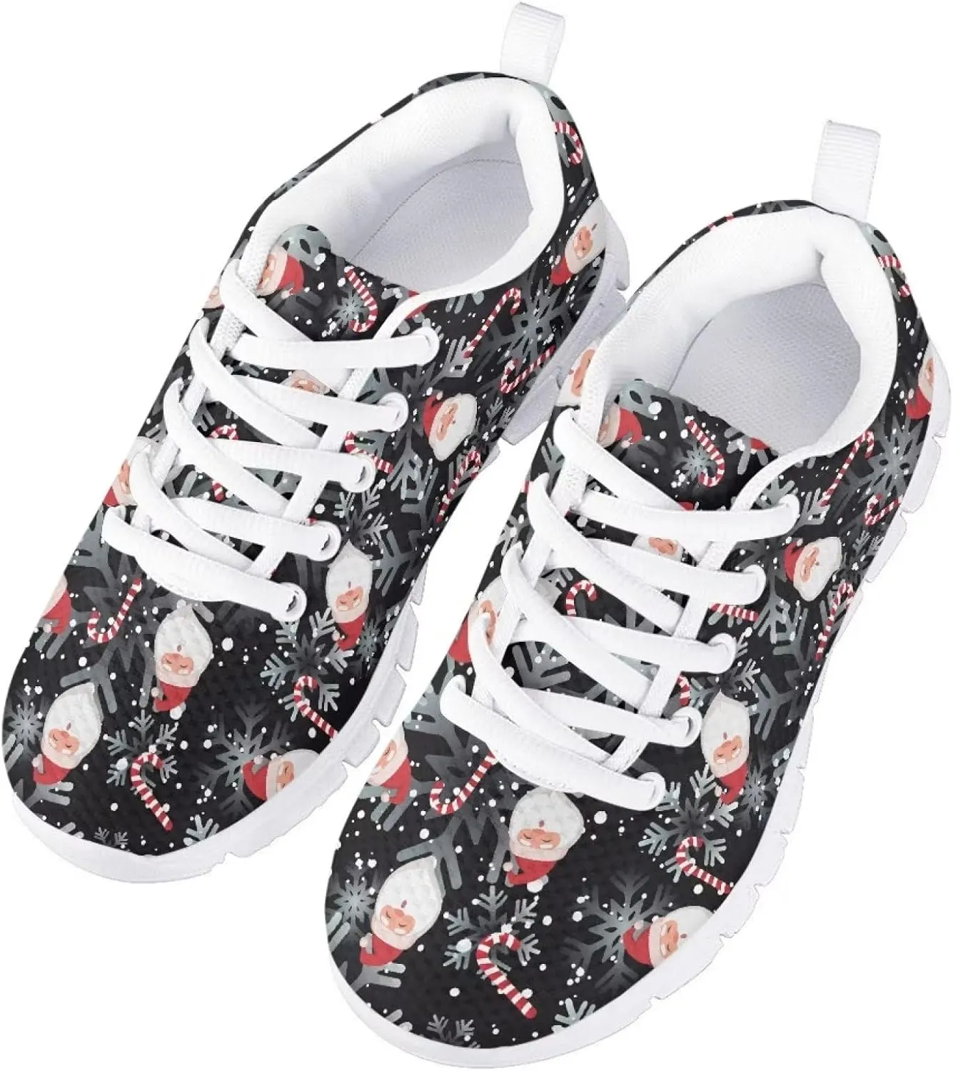 Boys Girls Running Shoes, Lightweight Lace-Up Breathable Mesh Athletic Tennis Sneakers for Little Kid & Big Kid