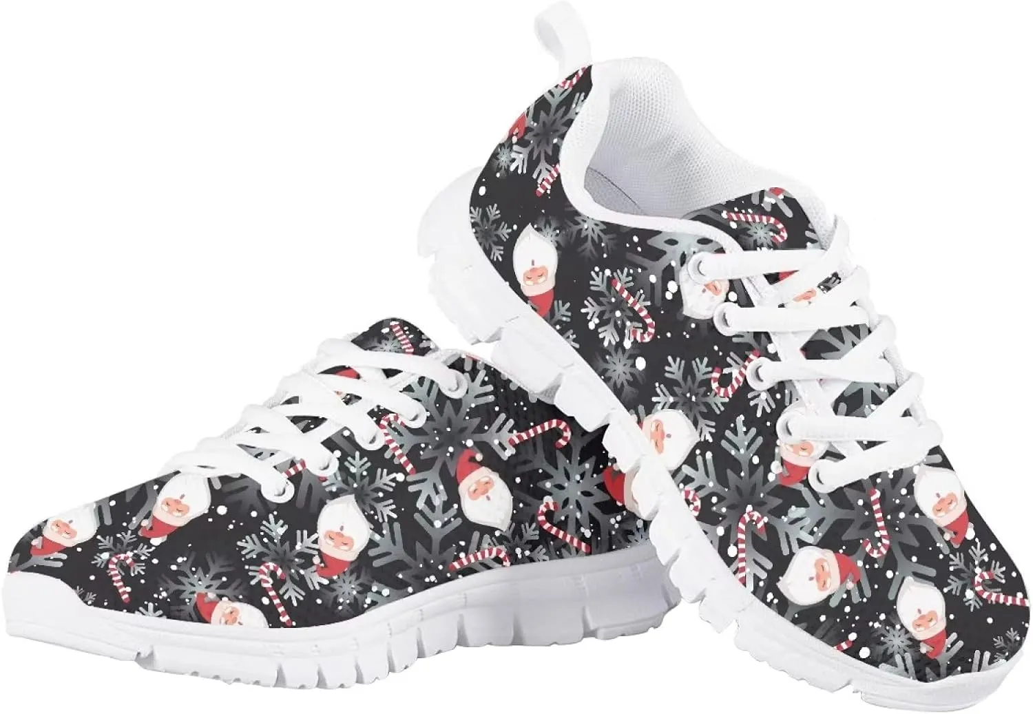Boys Girls Running Shoes, Lightweight Lace-Up Breathable Mesh Athletic Tennis Sneakers for Little Kid & Big Kid