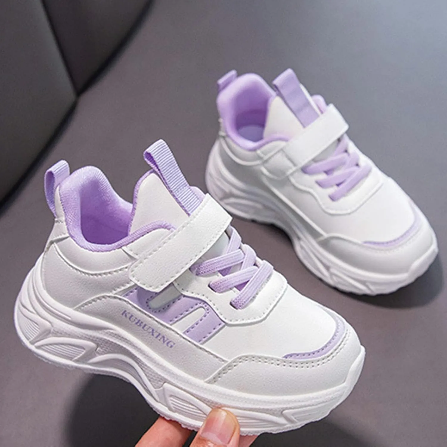 Boys Girls Running Shoes Toddler Big Kids Shoes Boys Girls Breathable Sneakers Athletic Running Casual White Sports