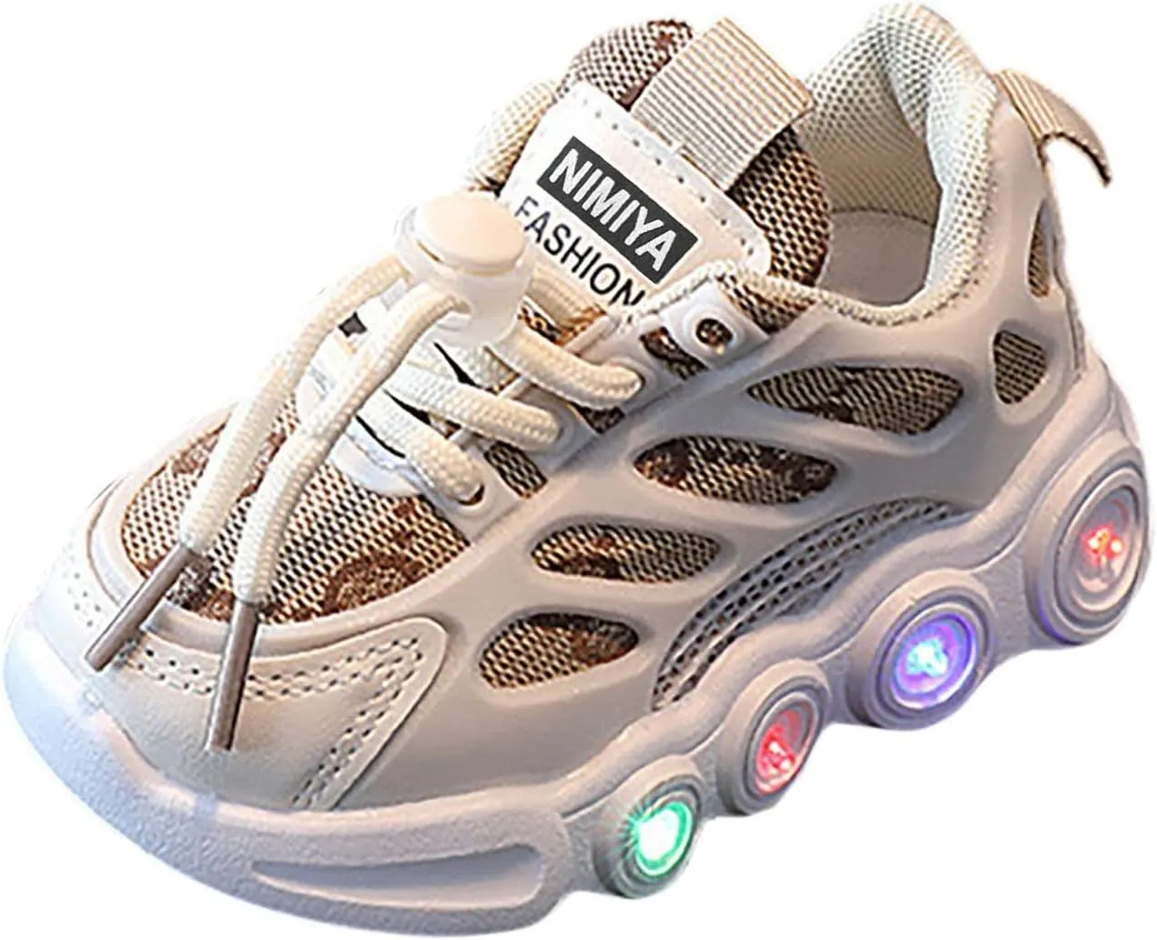 Children LED Light Strip Shoes Lace Up Canvas Shoes Kids Casual Shoes Light Up Shoes Kids Girls Sneaker Shoes