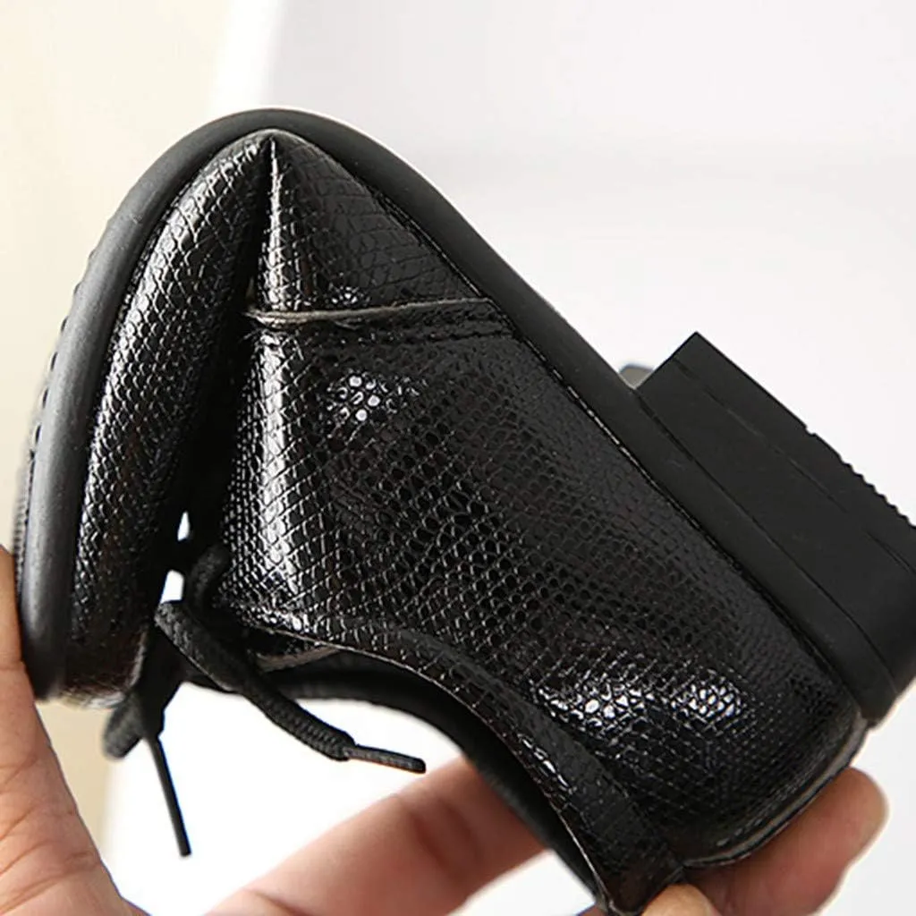 Children Toddler British Style Leather Shoes for 1-12 Years Baby Boys Student Perform Casual Dress Shoes School Party