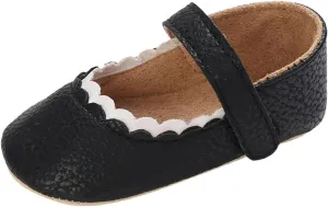 Children's Baby Walking Shoes Boys Girls Flat Bottom Non-Slip Lightweight Comfortable Lace