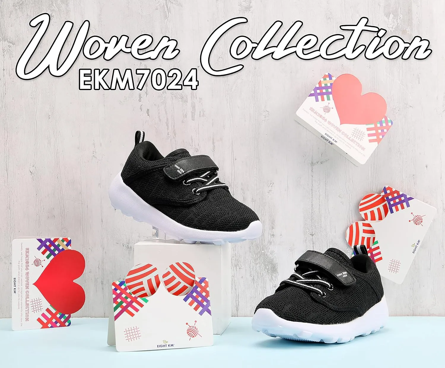 EIGHT KM Toddler Boys/Girls Shoes Lightweight Sneakers