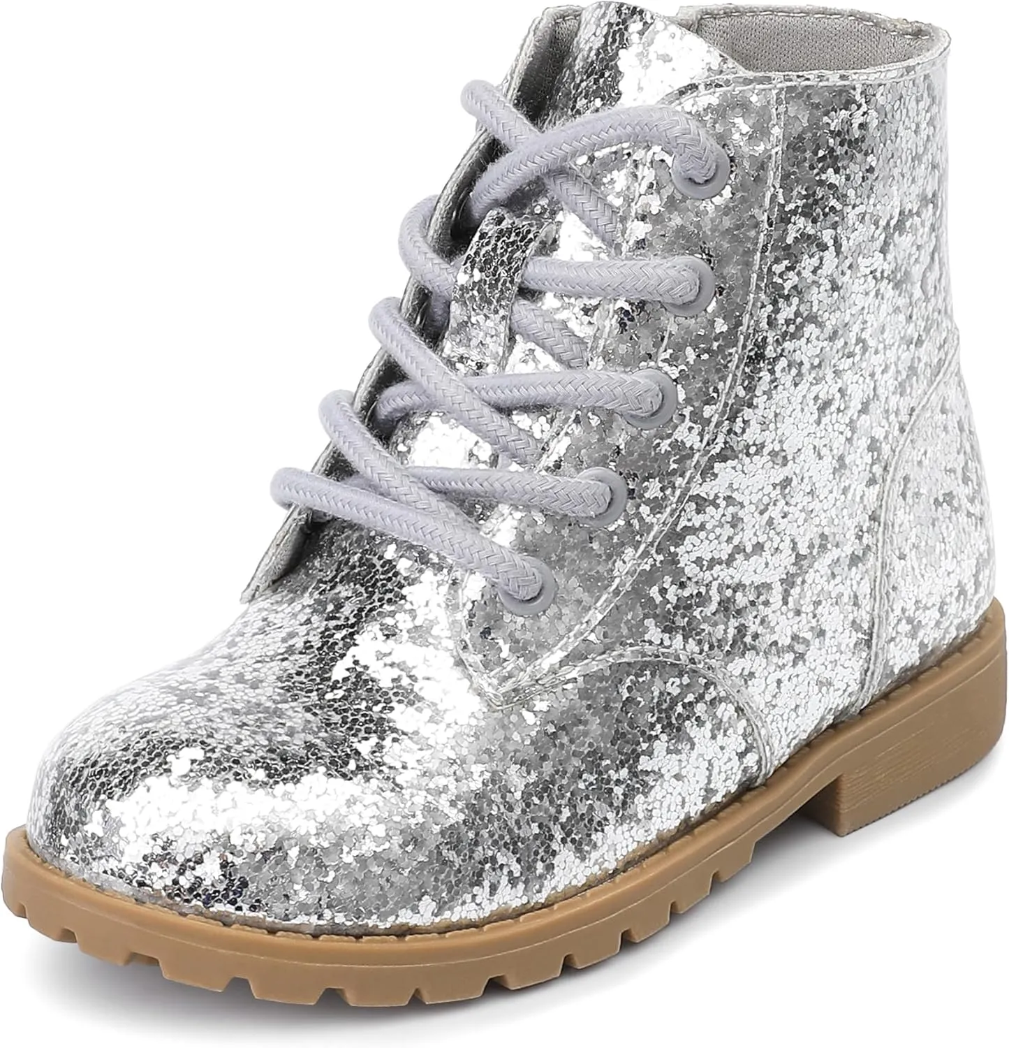 Girls Boots Glitter Dress Boots Cute Princess Shoes for Girl Toddler/Little Kid/Big Kid