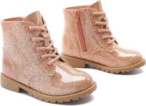 Girls Boots Glitter Dress Boots Cute Princess Shoes for Girl Toddler/Little Kid/Big Kid