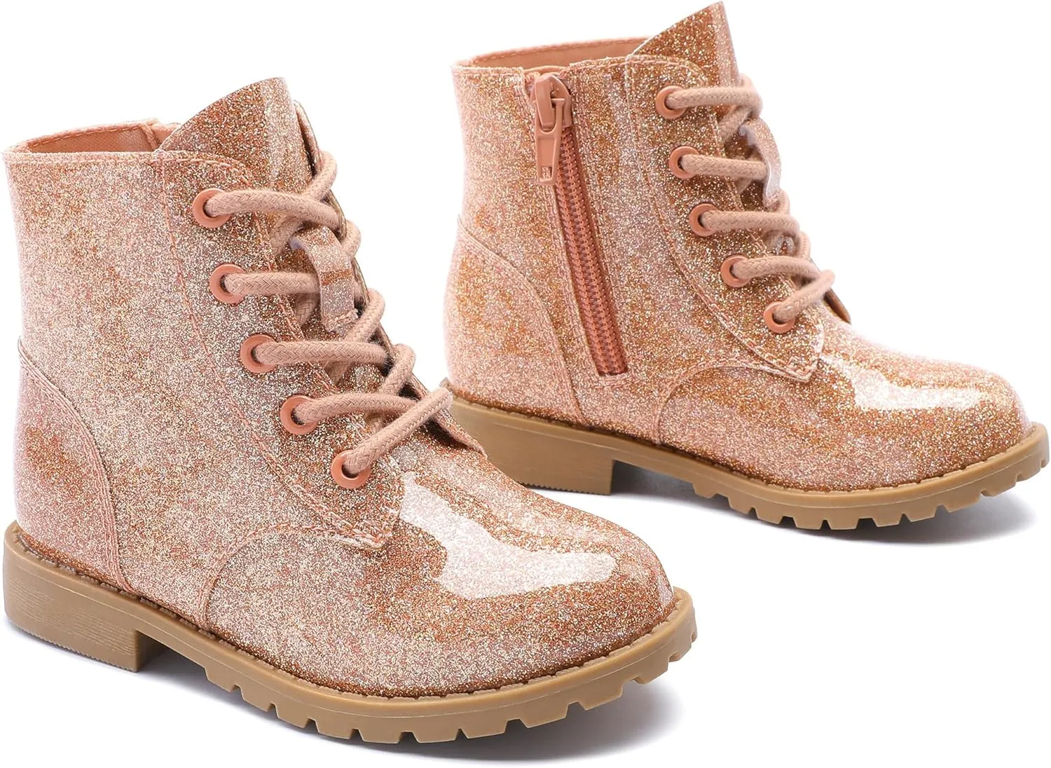 Girls Boots Glitter Dress Boots Cute Princess Shoes for Girl Toddler/Little Kid/Big Kid