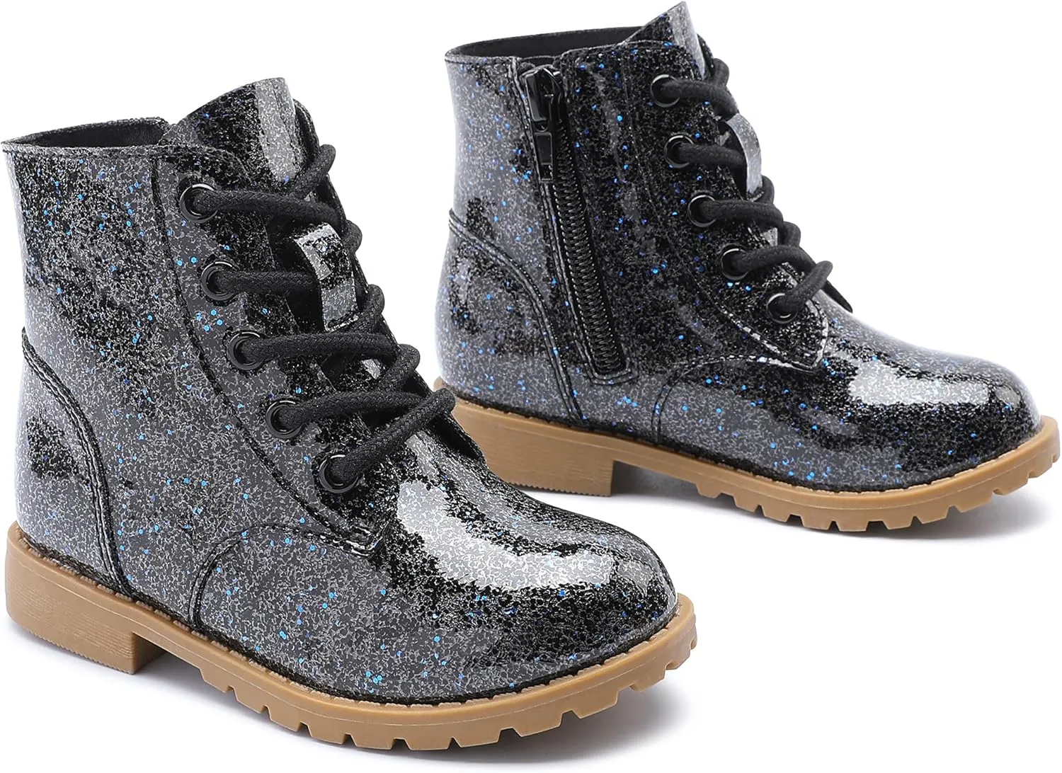 Girls Boots Glitter Dress Boots Cute Princess Shoes for Girl Toddler/Little Kid/Big Kid