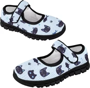 Girls Walking Shoes Lightweight Tennis Shoes for Kids Breathable Casual Shoes Cartoon Sneaker for Little Kid SizeUS 11-15