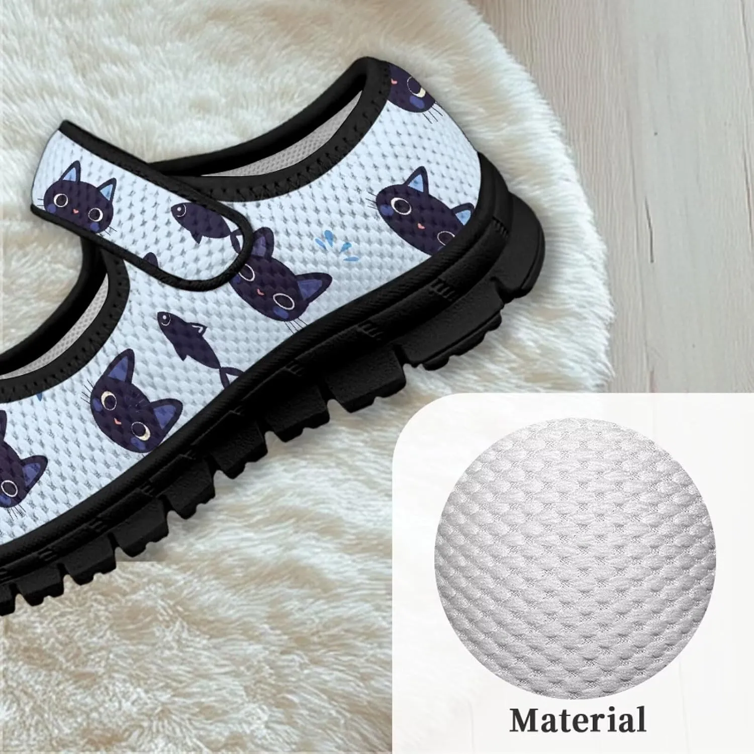 Girls Walking Shoes Lightweight Tennis Shoes for Kids Breathable Casual Shoes Cartoon Sneaker for Little Kid SizeUS 11-15