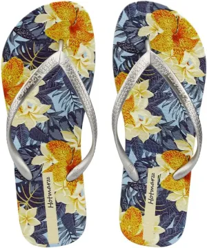 Hotmarzz Women's Flip Flops Colorful Printing Sandals Fashion Beach Slippers