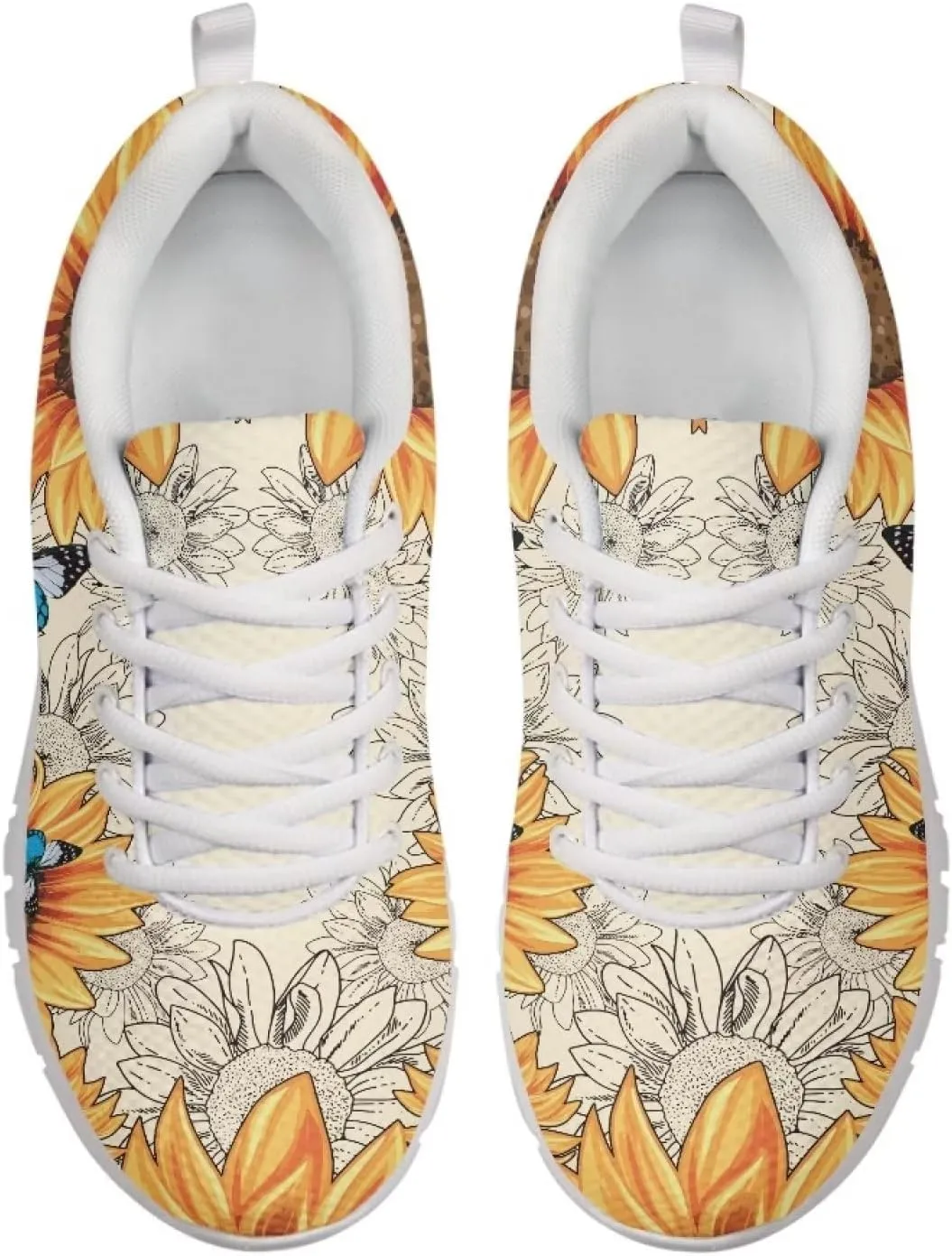 HUGS IDEA Colorful Stylish Women's Fashion Sneakers Running Shoes
