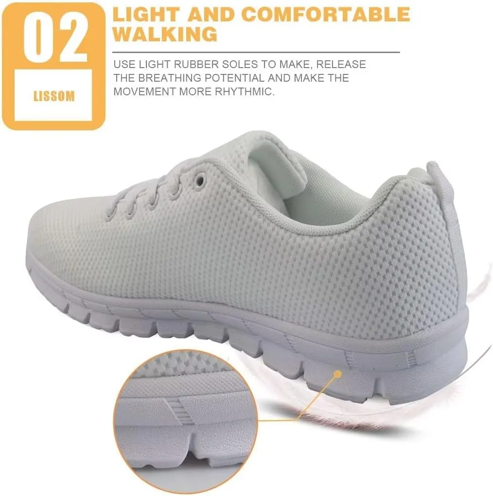 HUGS IDEA Colorful Stylish Women's Fashion Sneakers Running Shoes