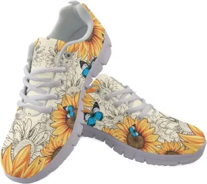 HUGS IDEA Colorful Stylish Women's Fashion Sneakers Running Shoes