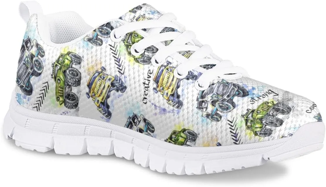 Kids Sneakers for Boys Girls; Children's Running Shoes Breathable Lightweight Mesh Sport Sneakers