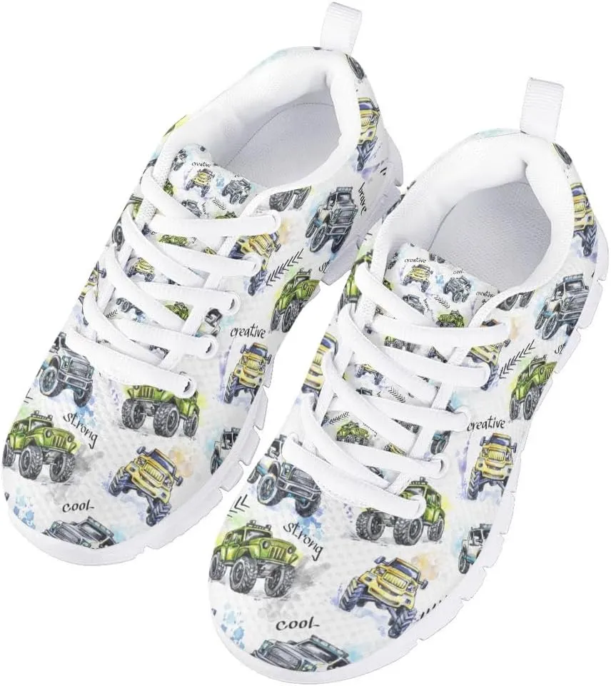 Kids Sneakers for Boys Girls; Children's Running Shoes Breathable Lightweight Mesh Sport Sneakers