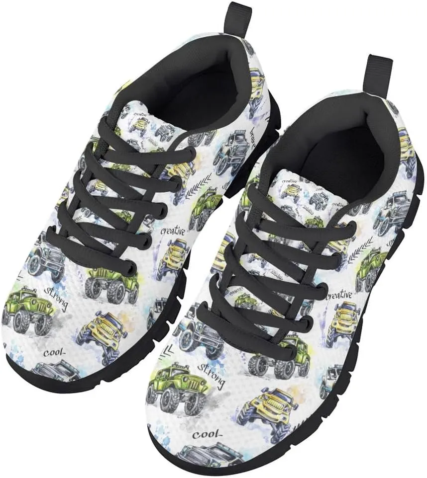 Kids Sneakers for Boys Girls; Children's Running Shoes Breathable Lightweight Mesh Sport Sneakers