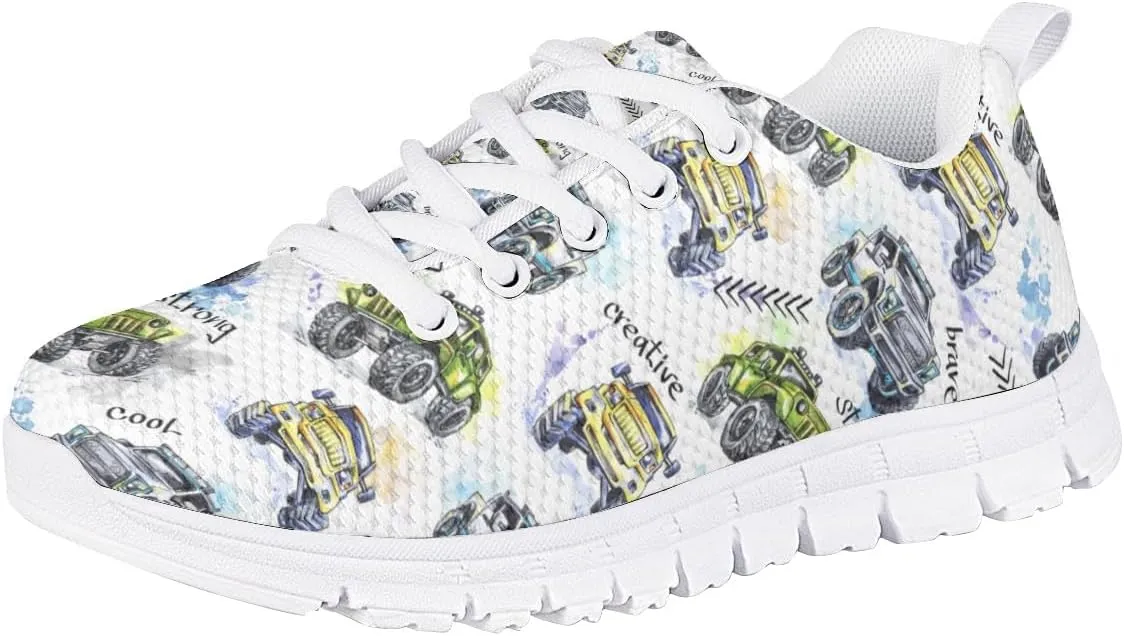 Kids Sneakers for Boys Girls; Children's Running Shoes Breathable Lightweight Mesh Sport Sneakers