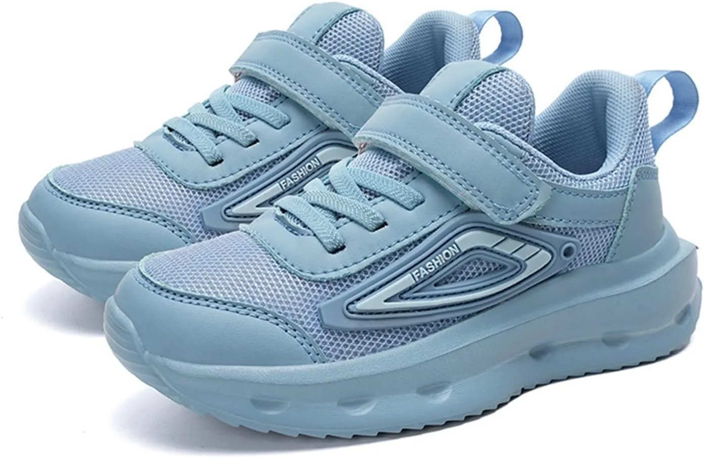 Kids Sneakers for Boys Girls Running Tennis Shoes Lightweight Breathable Adjustable Sport Athletic Non-Slip Shoes