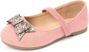Luffymomo Girls Mary Jane Dress Shoes Party Princess Flats Strap Ballet Dance Shoes Toddler/Little Kid
