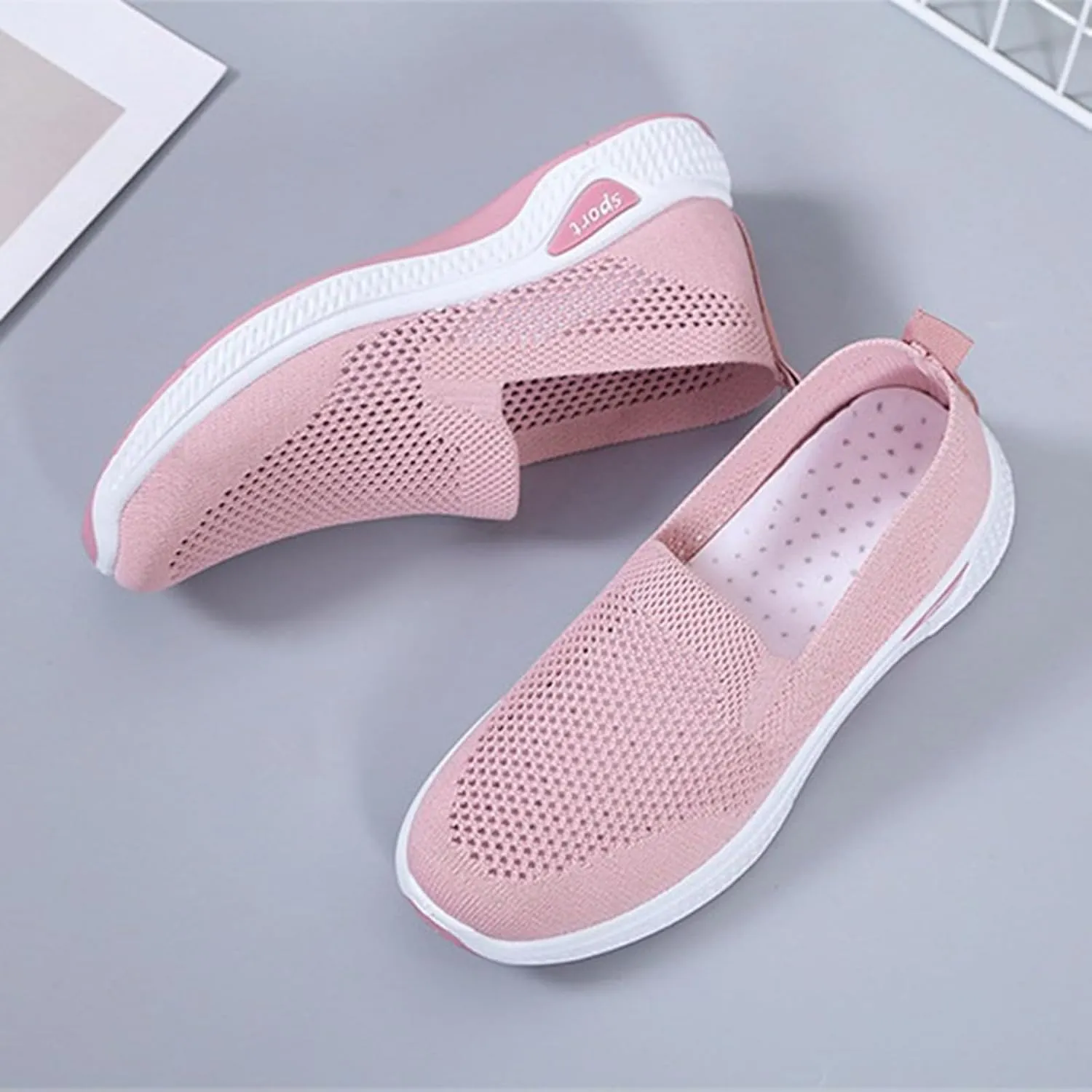 Mens Casual Dress Shoes Fashion Mesh Business Walking Sneakers Comfortable Lightweight Workout Sports Shoes