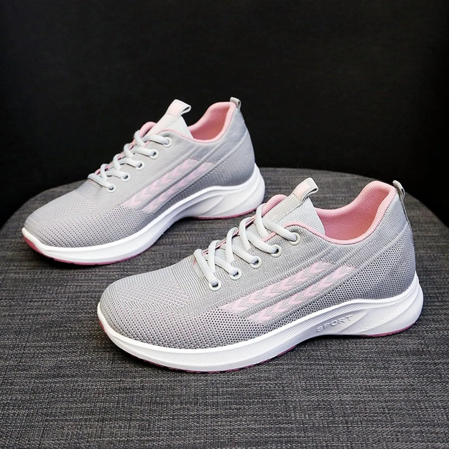 Mens Casual Dress Shoes Lace Up Oxfords Business Walking Tennis Work Sneakers Fashion Mesh Lightweight Soft Sole