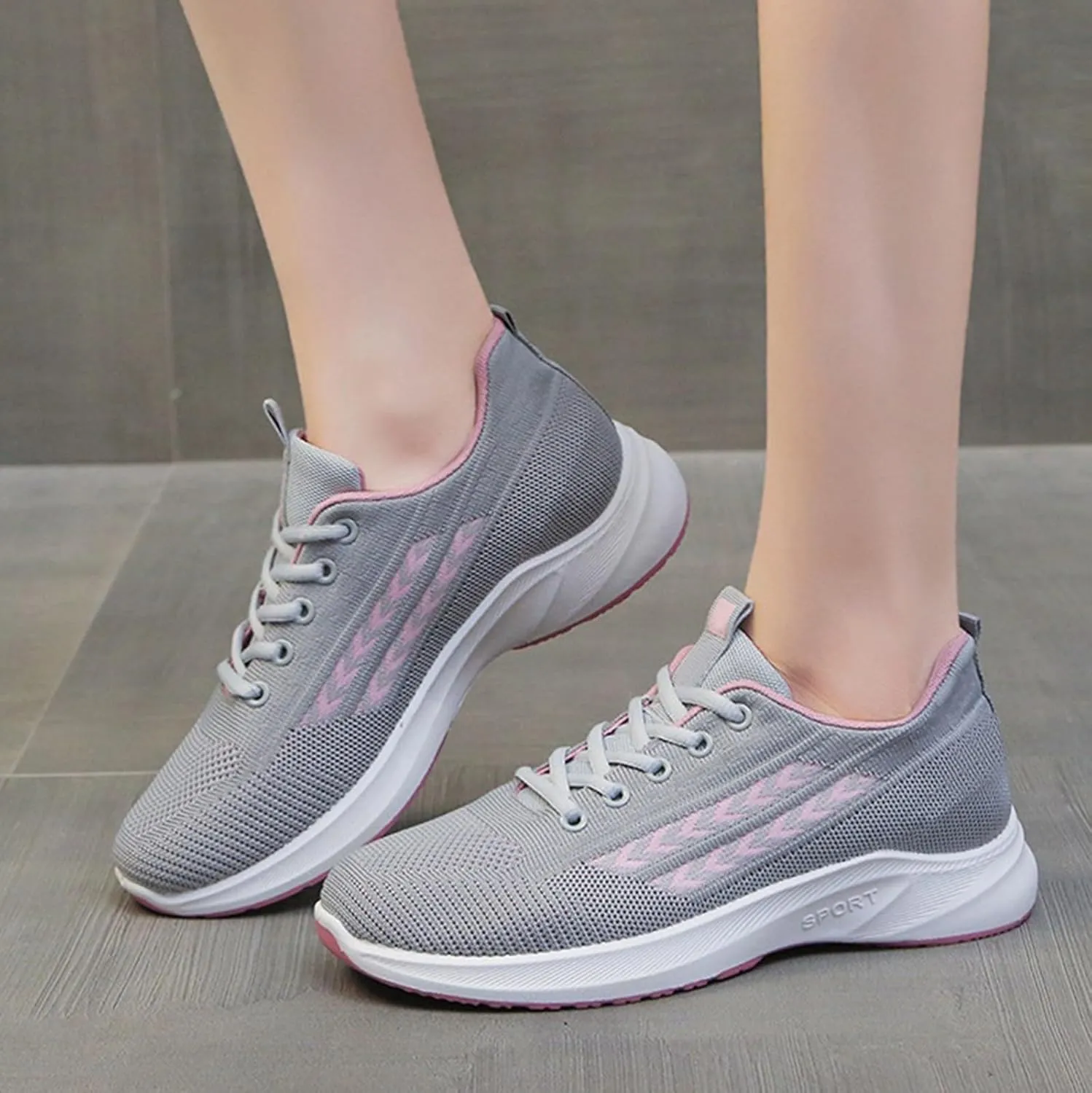 Mens Casual Dress Shoes Lace Up Oxfords Business Walking Tennis Work Sneakers Fashion Mesh Lightweight Soft Sole