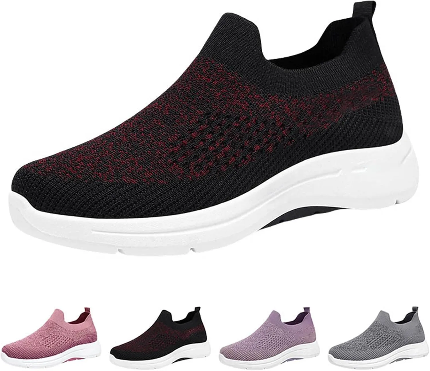 Mens Oxfors Casual Fashion Slip on Shoes Dress Business Sneakers Mesh Comfortable Lightweight Workout Footwear