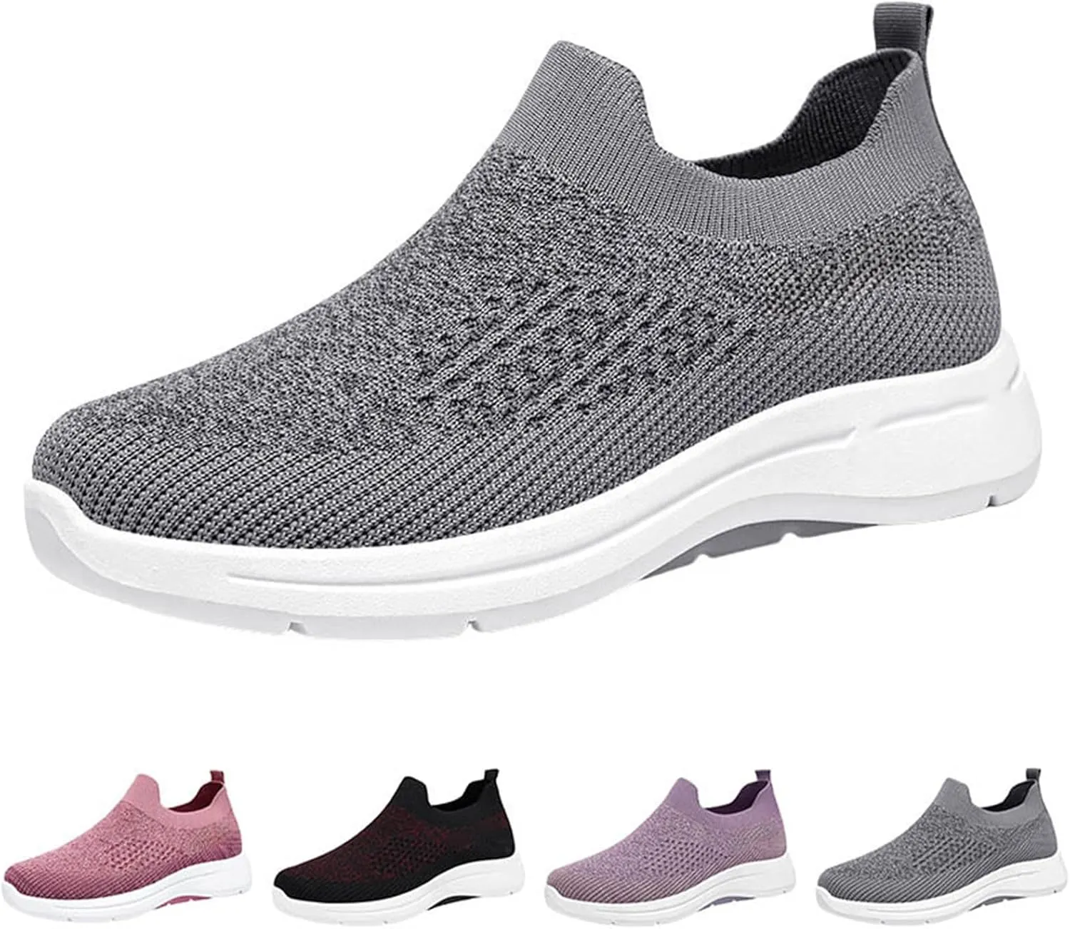 Mens Oxfors Casual Fashion Slip on Shoes Dress Business Sneakers Mesh Comfortable Lightweight Workout Footwear
