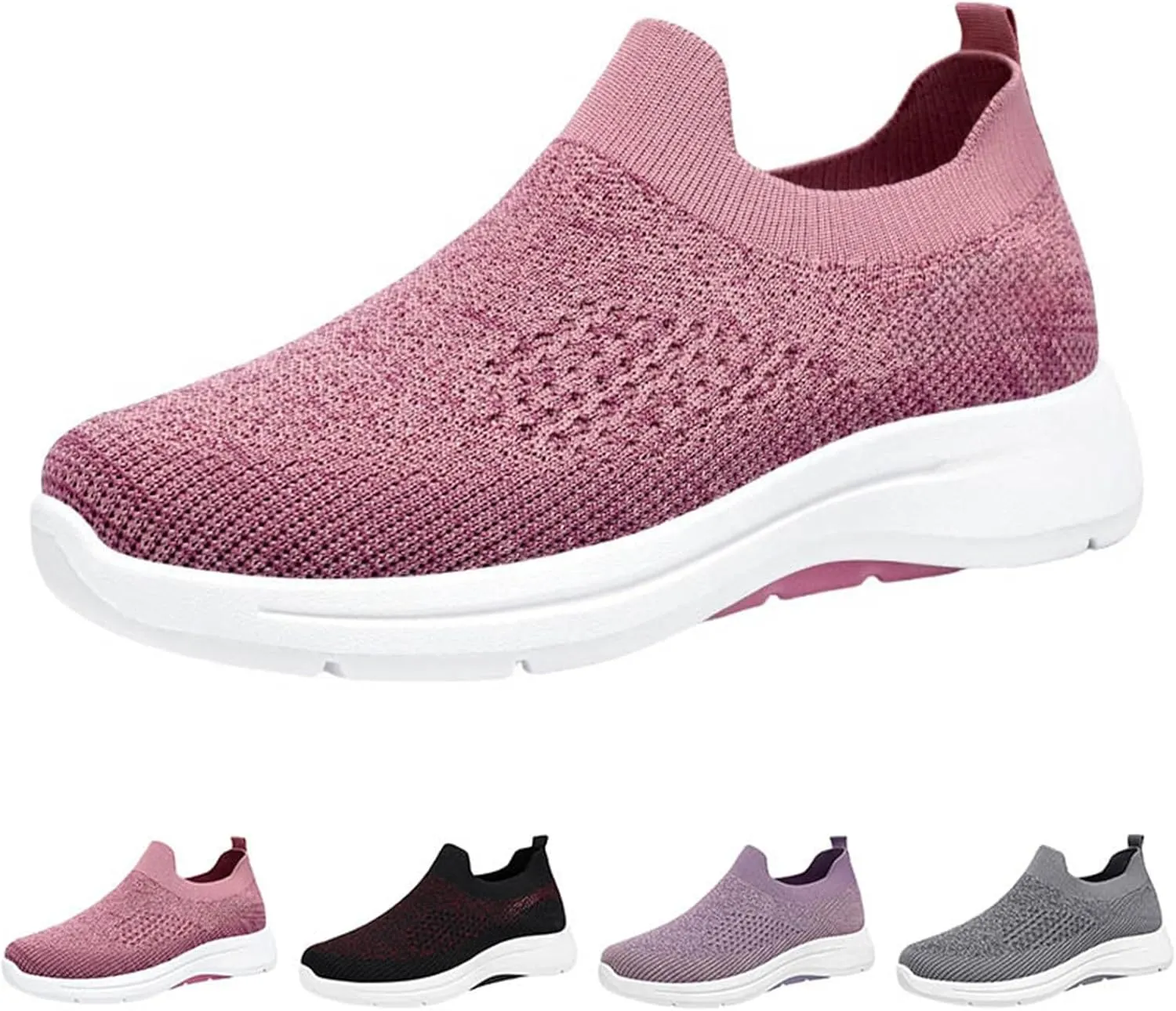 Mens Oxfors Casual Fashion Slip on Shoes Dress Business Sneakers Mesh Comfortable Lightweight Workout Footwear