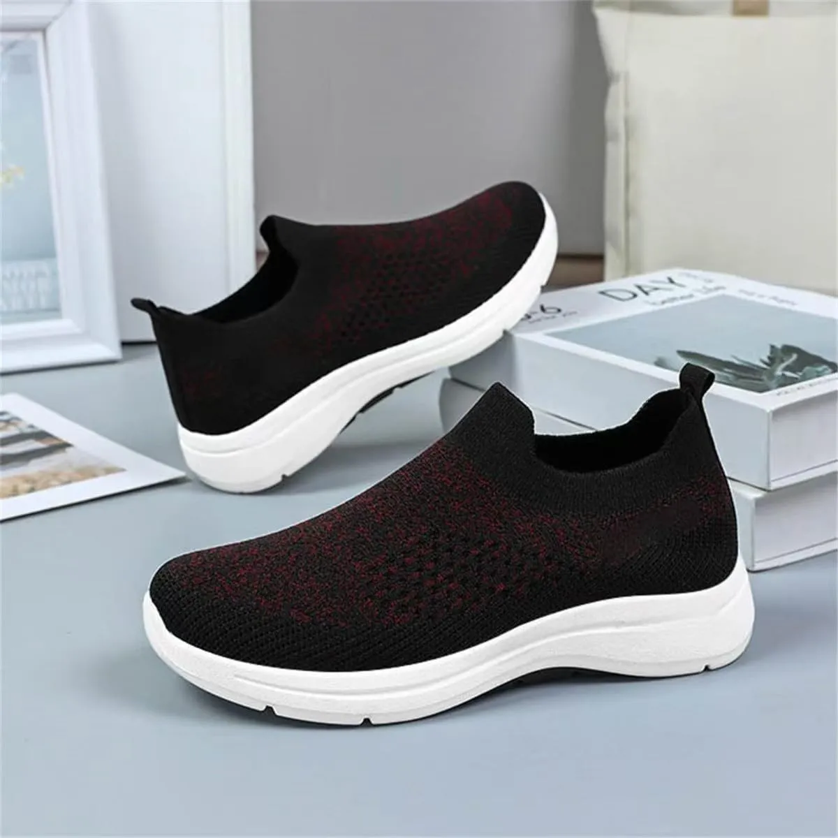 Mens Oxfors Casual Fashion Slip on Shoes Dress Business Sneakers Mesh Comfortable Lightweight Workout Footwear