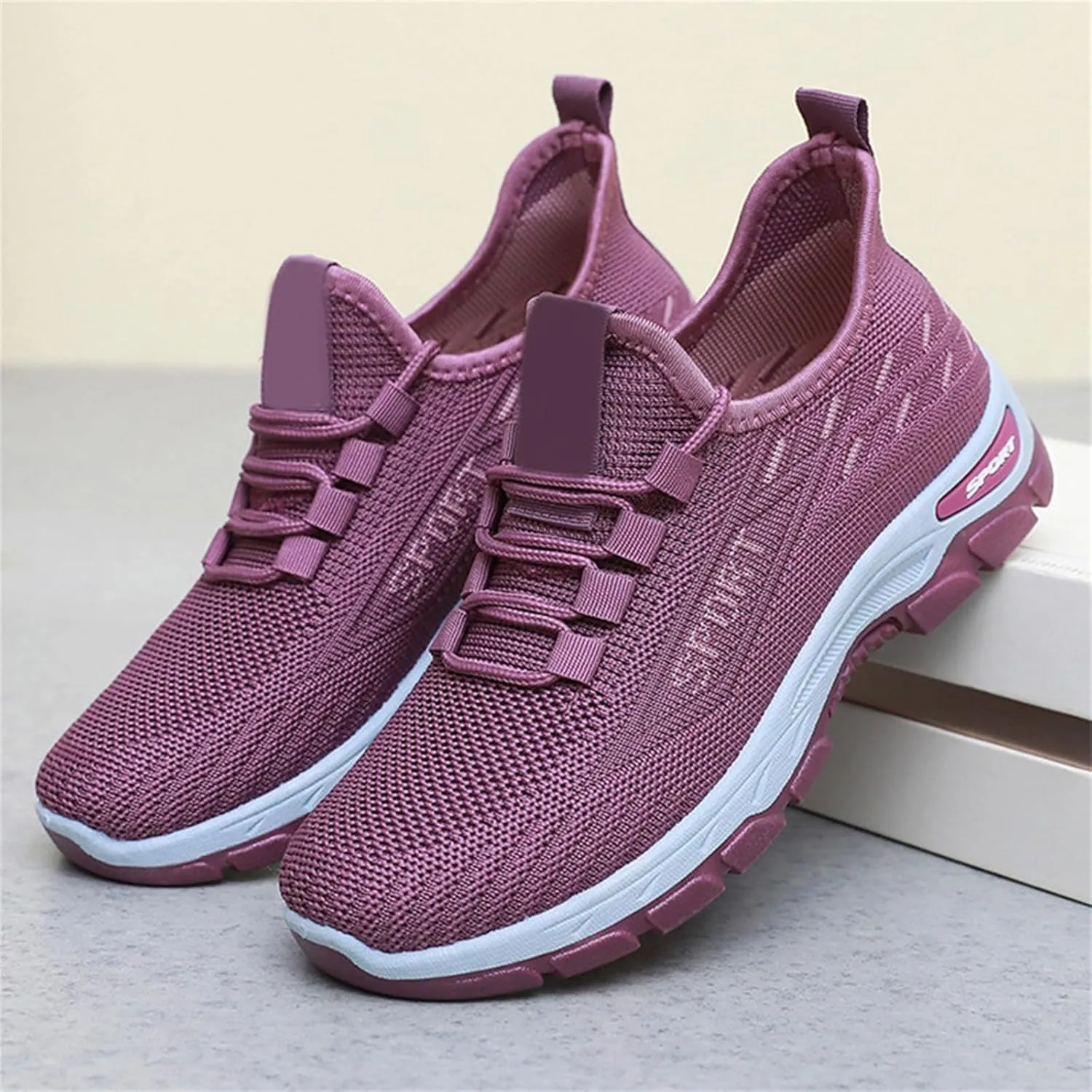 Men's Walking Shoes Fashion Sneakers Breathable Casual Running Non Slip Mesh Comfortable Outdoor Sport Shoes