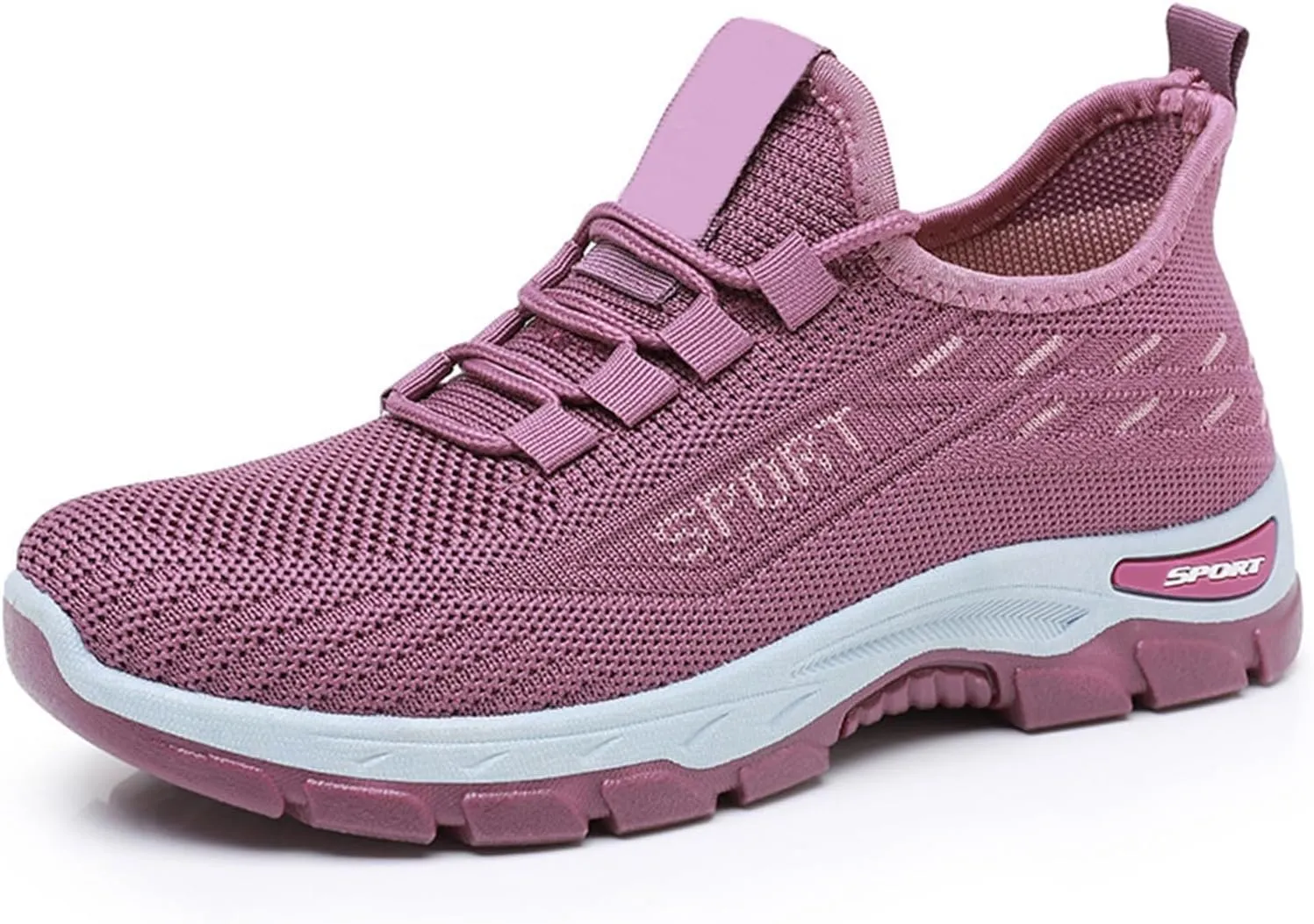 Men's Walking Shoes Fashion Sneakers Breathable Casual Running Non Slip Mesh Comfortable Outdoor Sport Shoes