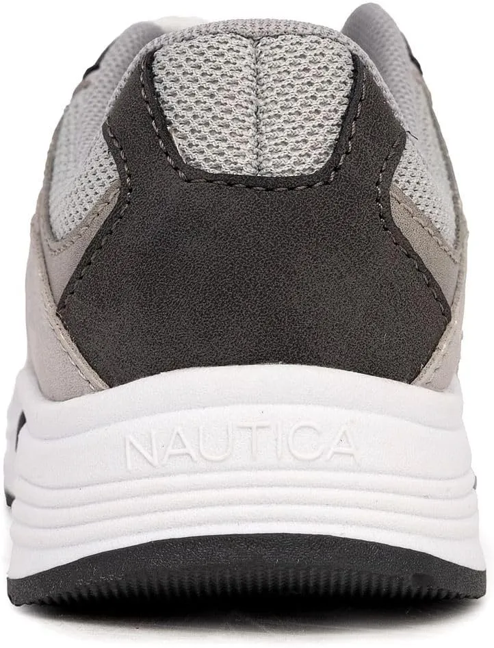 Nautica Kids Boys & Girls Athletic Sneakers - Chunky Cushion Heel Running & Hiking Shoes (Lace-Up/Bungee Slip-On) (Big Kid/Little Kid/Toddler)