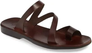 Noah - Leather Slide On Sandal - Womens Sandals
