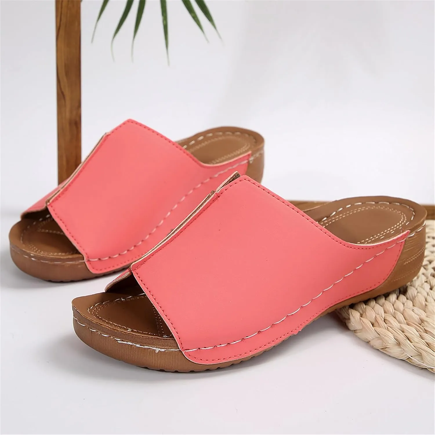 Orthopedic Sandals For Women Dressy Summer Orthotic Flip Flops For Flat Feet with Arch Support for Comfortable Walk Slippers