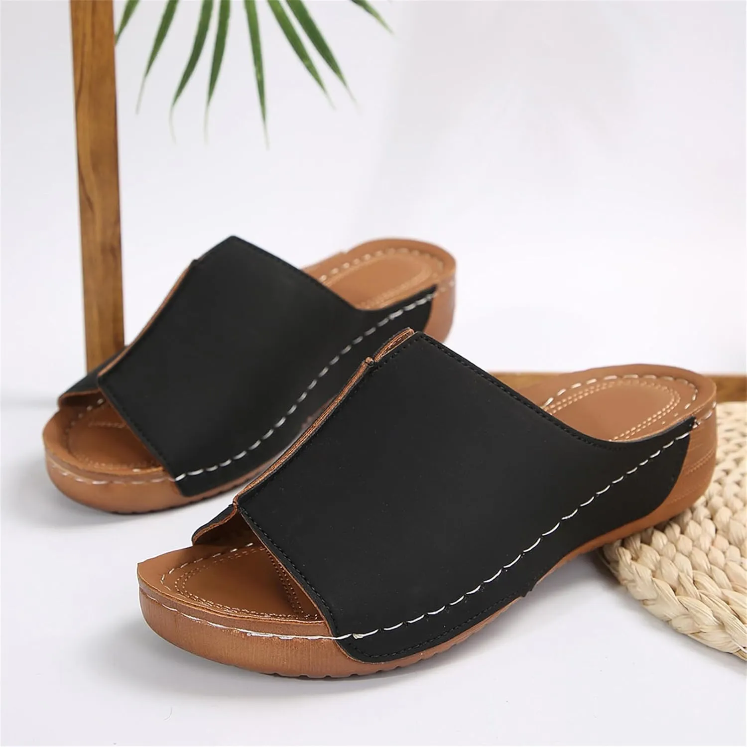 Orthopedic Sandals For Women Dressy Summer Orthotic Flip Flops For Flat Feet with Arch Support for Comfortable Walk Slippers