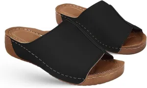 Orthopedic Sandals For Women Dressy Summer Orthotic Flip Flops For Flat Feet with Arch Support for Comfortable Walk Slippers