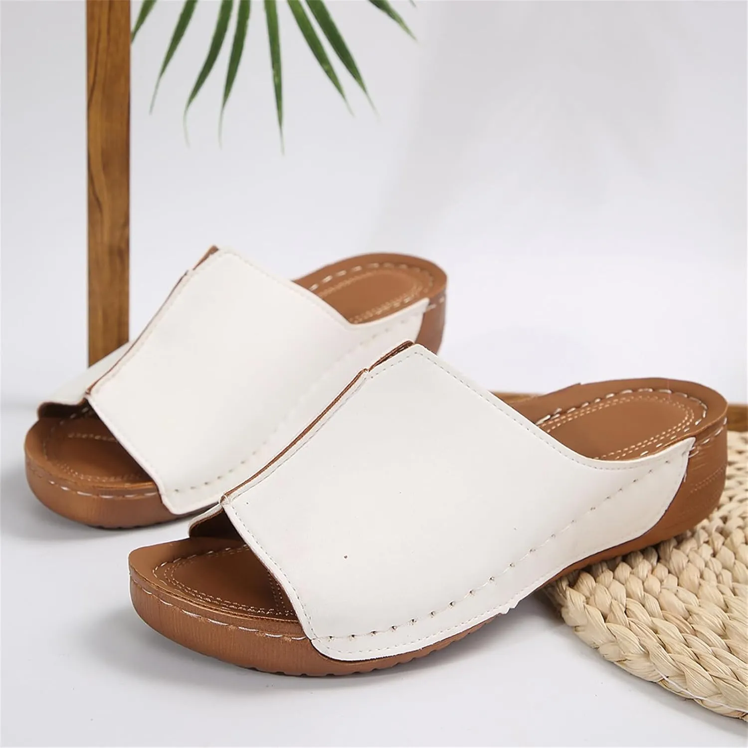 Orthopedic Sandals For Women Dressy Summer Orthotic Flip Flops For Flat Feet with Arch Support for Comfortable Walk Slippers