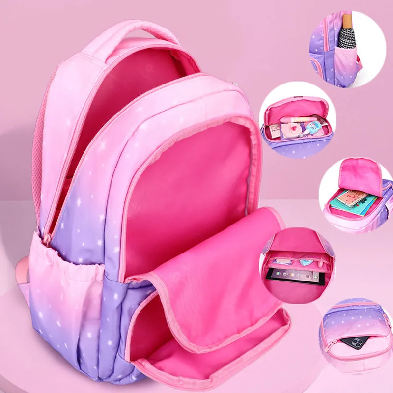 Primary School Backpack Set For 4-6 Grade Kids School Bookbag