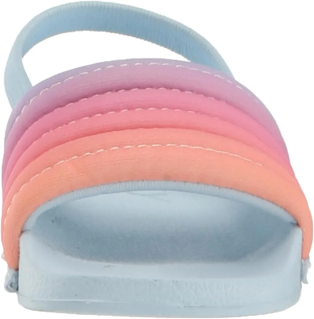 Roxy Girl's Slippy Ribbed Slide on Sandals Flip-Flop