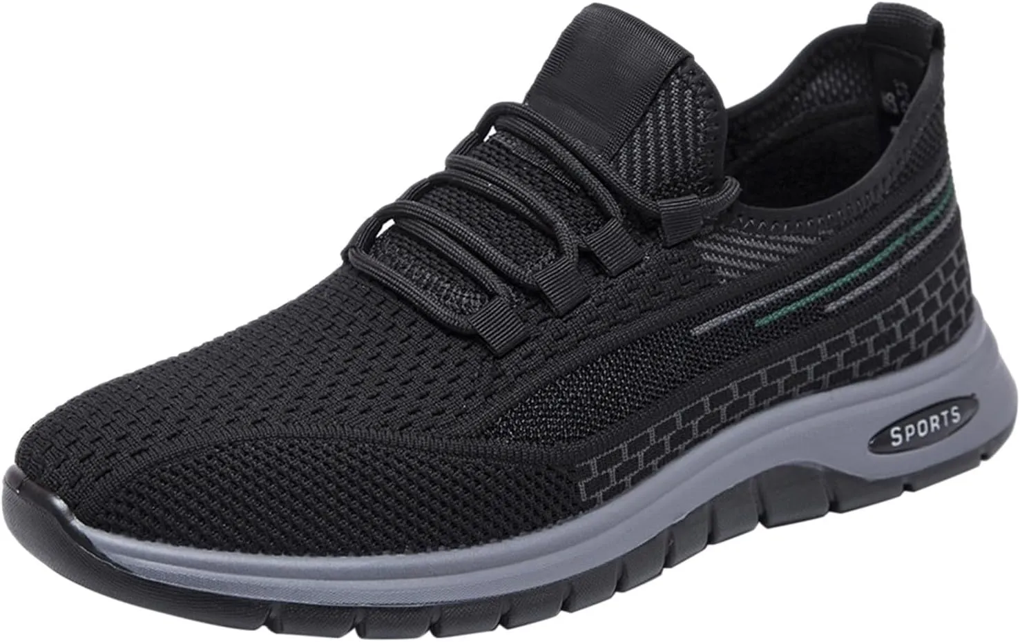 Running Shoes for Men Gym Tennis Athletic Mesh Sneakers Lace up Lightweight Sports Fashion Workout Casual Shoes