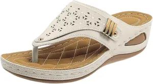 Sandals Women Dressy Summer Flat Cute Casual Beach Shoes Arch Support Orthopedic Slippers Orthotic Slides Flip Flops