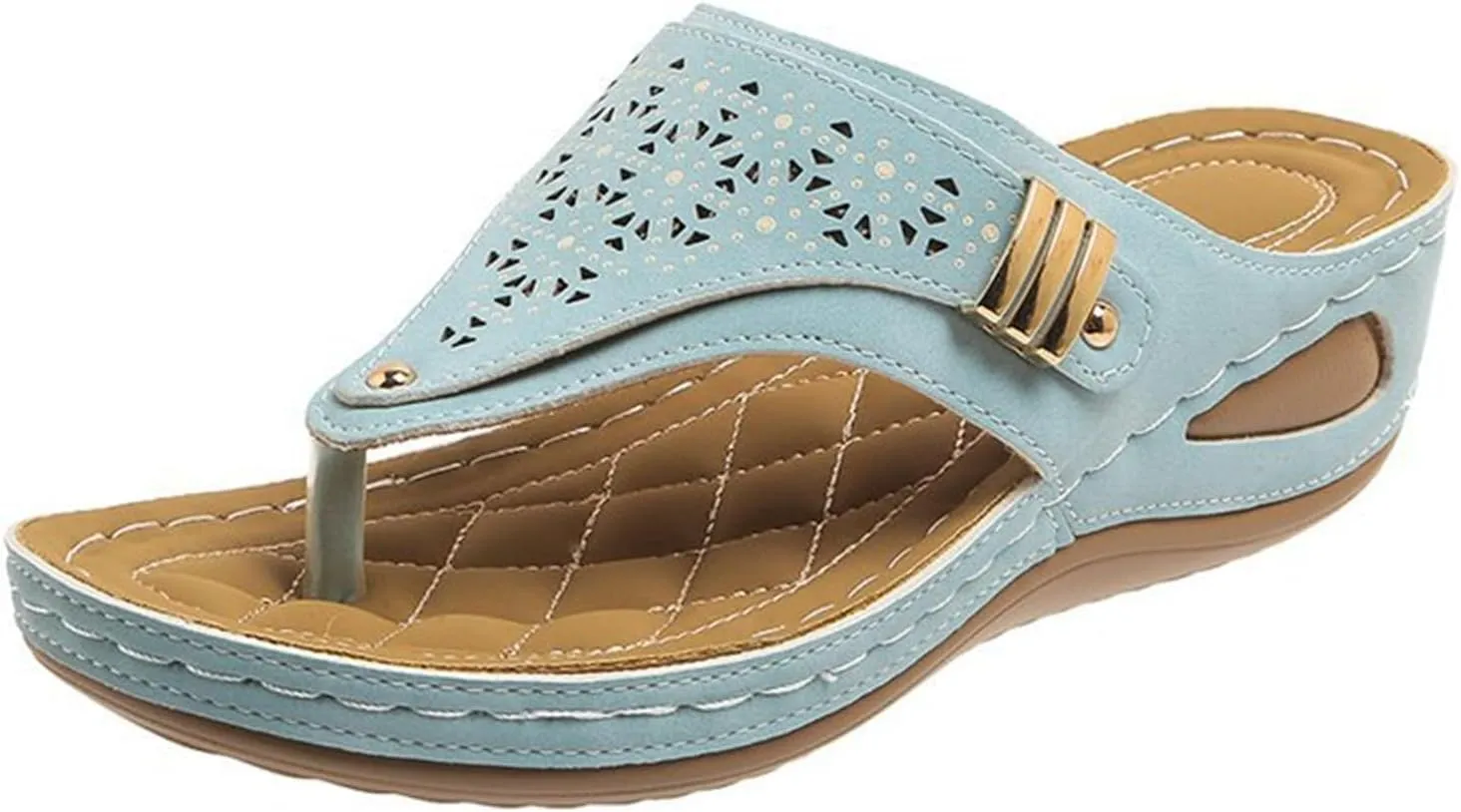 Sandals Women Dressy Summer Flat Cute Casual Beach Shoes Arch Support Orthopedic Slippers Orthotic Slides Flip Flops