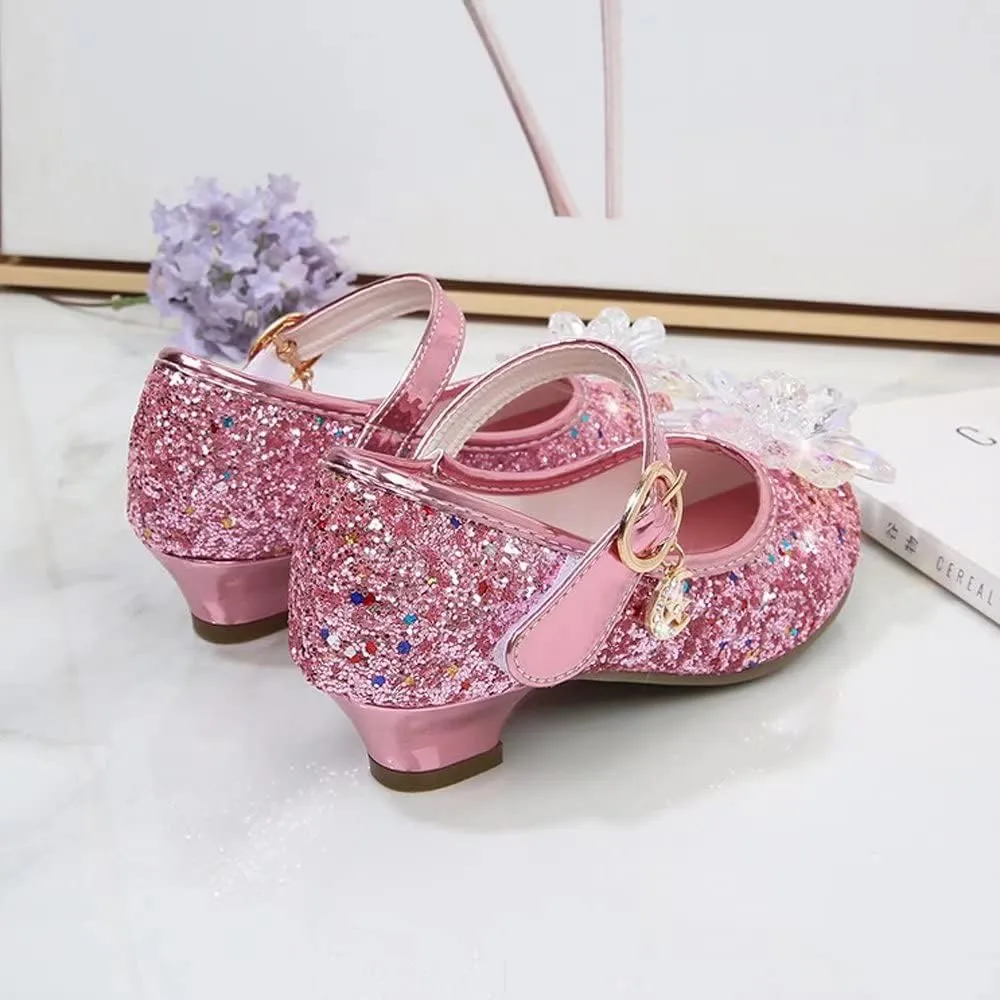 Stunner Girls Dress Shoes Heel Mary Jane Pumps Wedding Party Princess Shoes