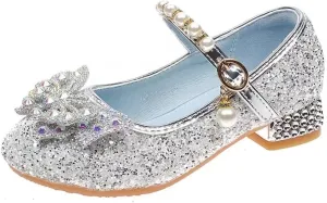 Stunner Girls Dress Shoes Heel Mary Jane Pumps Wedding Party Princess Shoes