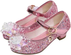 Stunner Girls Dress Shoes Heel Mary Jane Pumps Wedding Party Princess Shoes