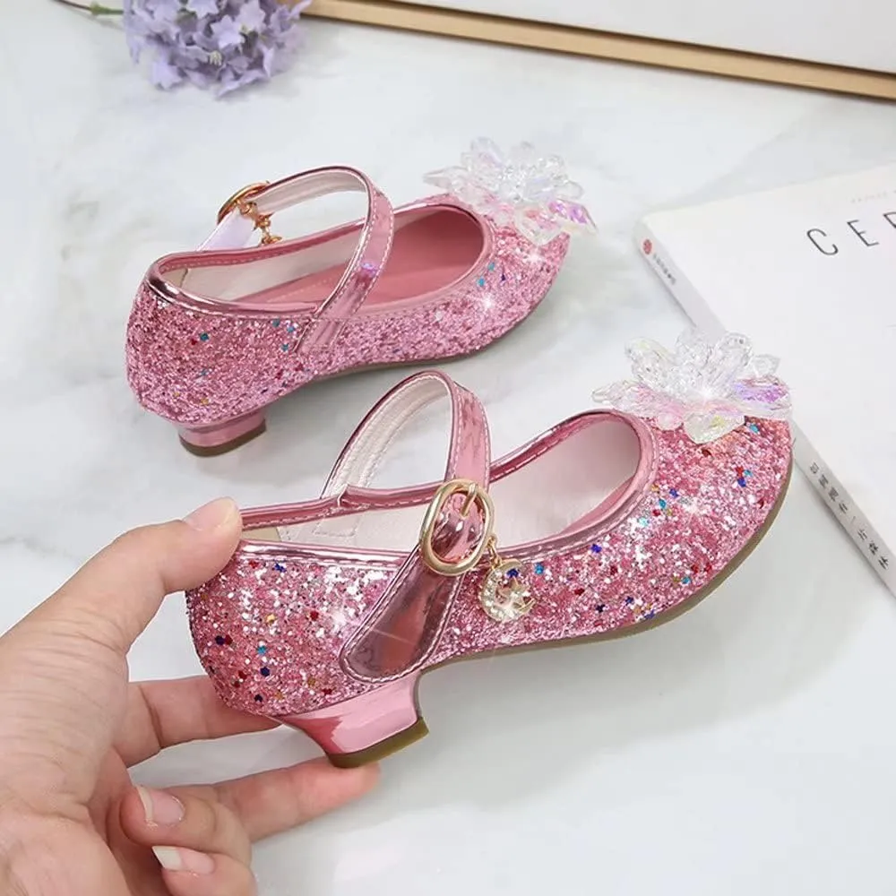 Stunner Girls Dress Shoes Heel Mary Jane Pumps Wedding Party Princess Shoes