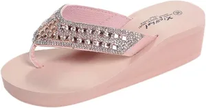 Summer Sandals for Women 2024 Trendy Clip Toe Beach Sandals Platform Sandals Slip-On Flip Flops Walking Shoe Slippers