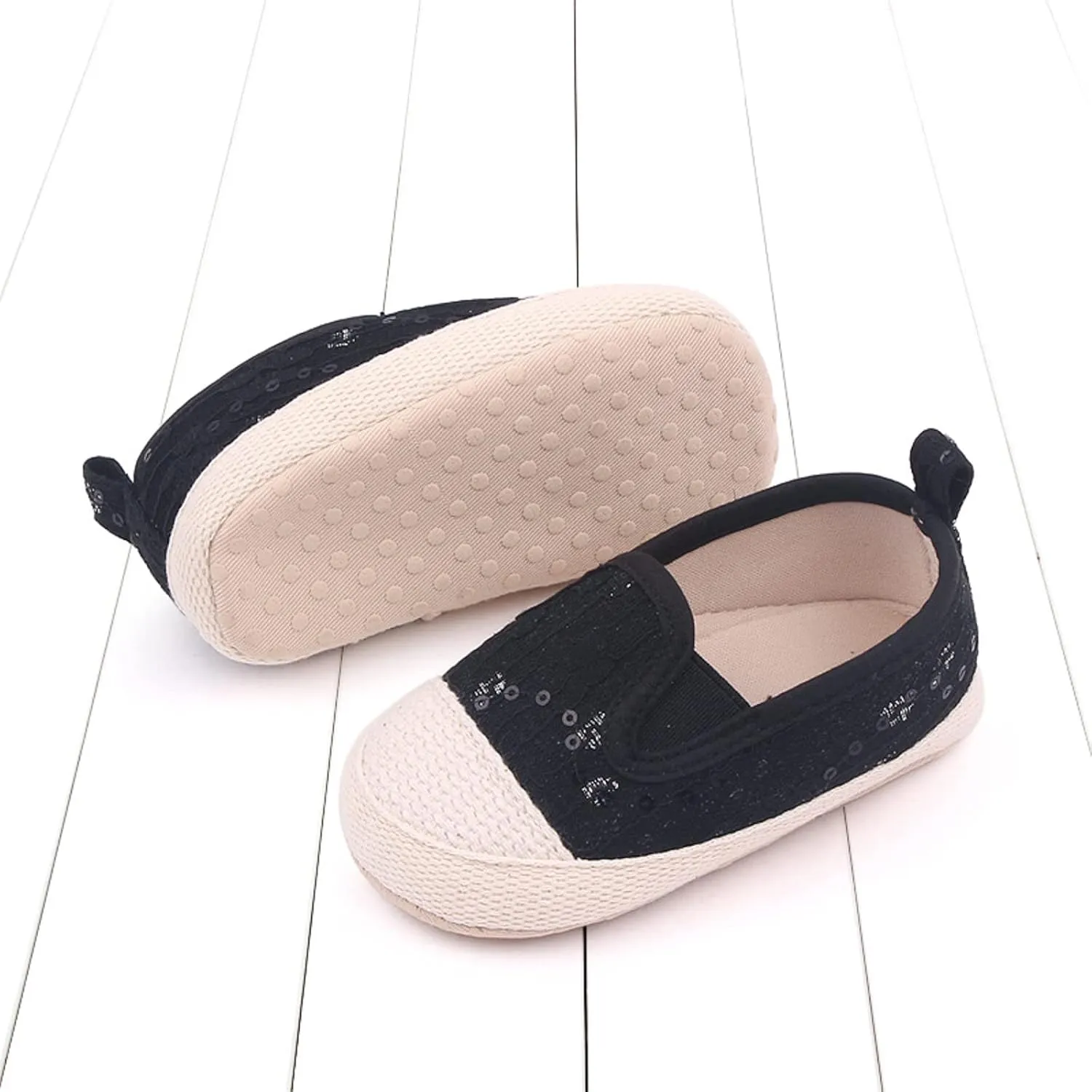 Summer Toddler Shoes Girls Casual Shoes Flat Lightweight Slip On Comfortable Simple Shoes